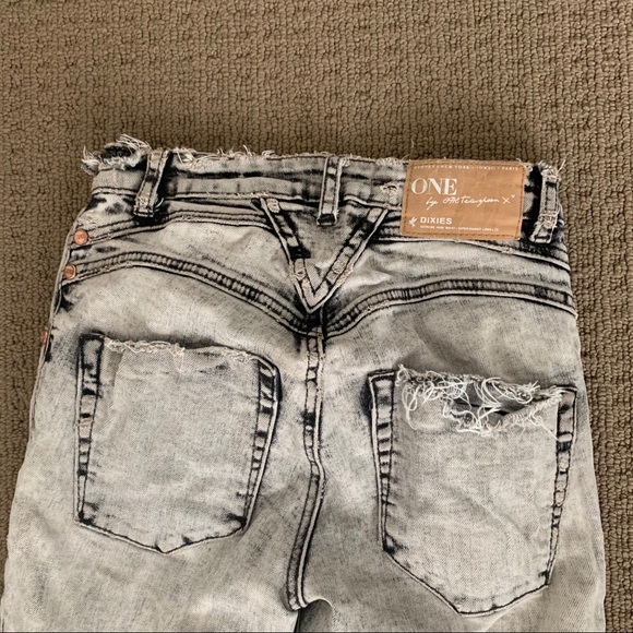 One Teaspoon Dixie’s Harley Jeans Acid Wash 24 - Picture 6 of 6